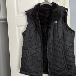Reversible North Face Black Vest